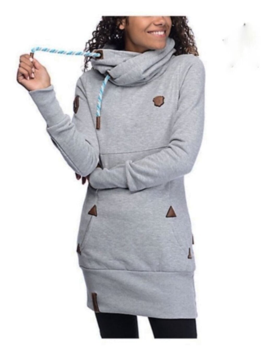 Naketano Lange IX Tunic hoodie Tunic Dress Small